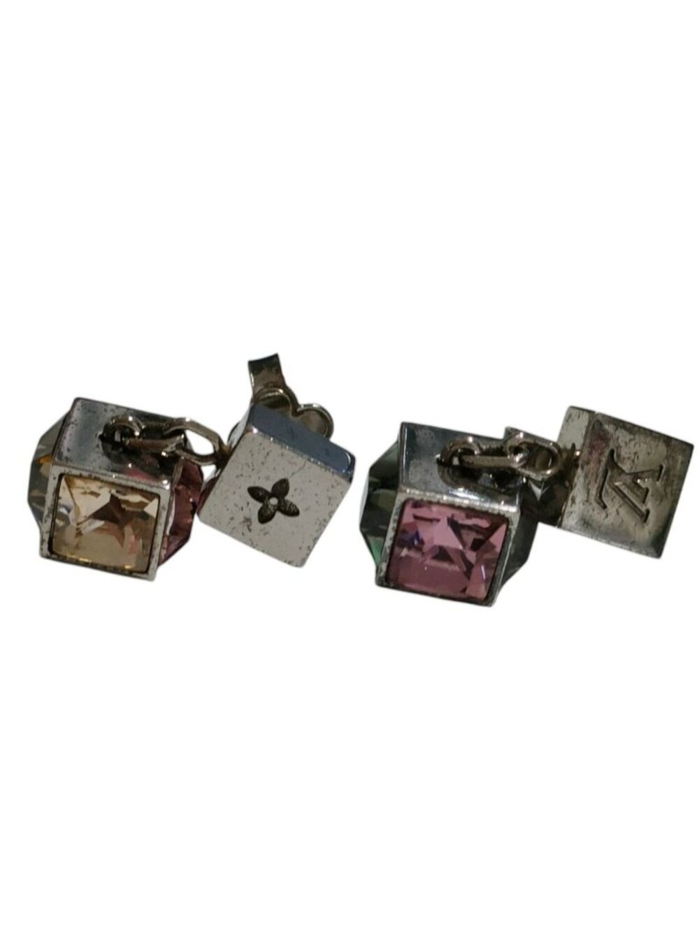 Louis Vuitton Book le Reille Gamble Vijoux Earrings Silver - Picture 2 of 7